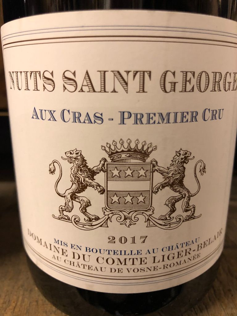 2016 Domaine du Comte Liger-Belair Nuits St. Georges 1er Cru Aux