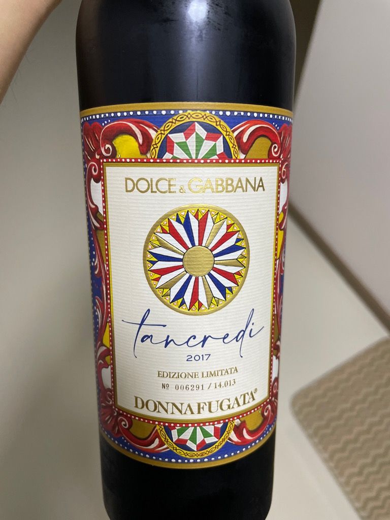 ワイン Dolce & Gabbana Tancredi 2018 750ml 2018 Donnafugata Sicilia Tancredi Dolce & Gabbana Edizione