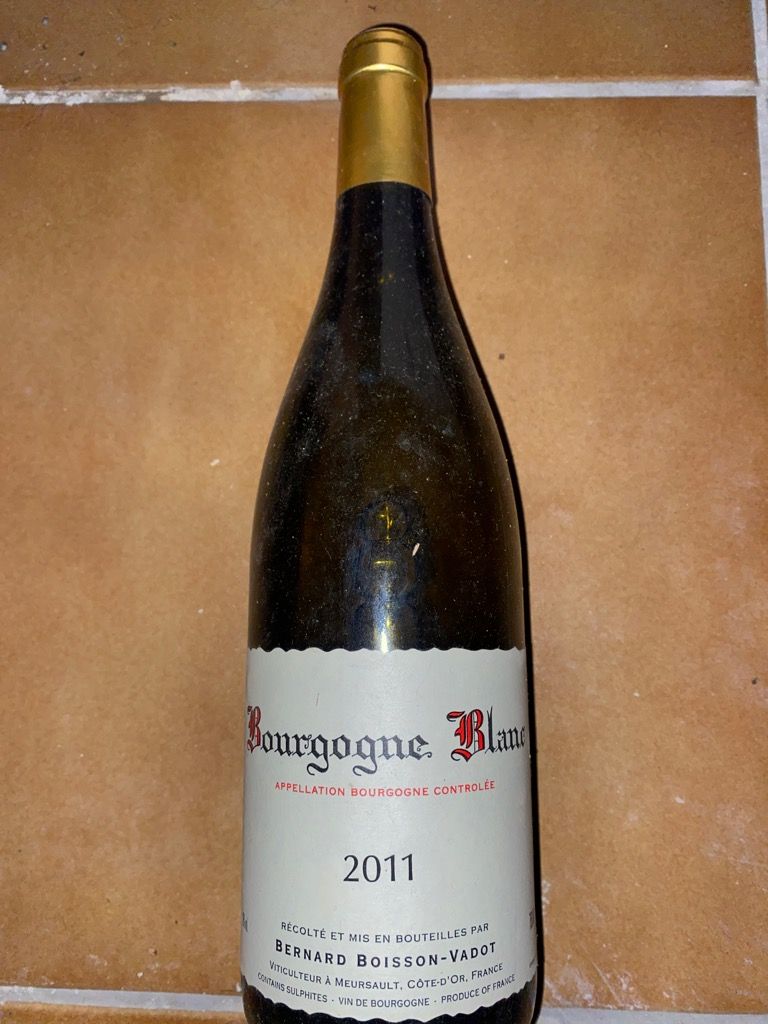 2011 Bernard Boisson-Vadot Bourgogne Blanc, France, Burgundy, Bourgogne ...