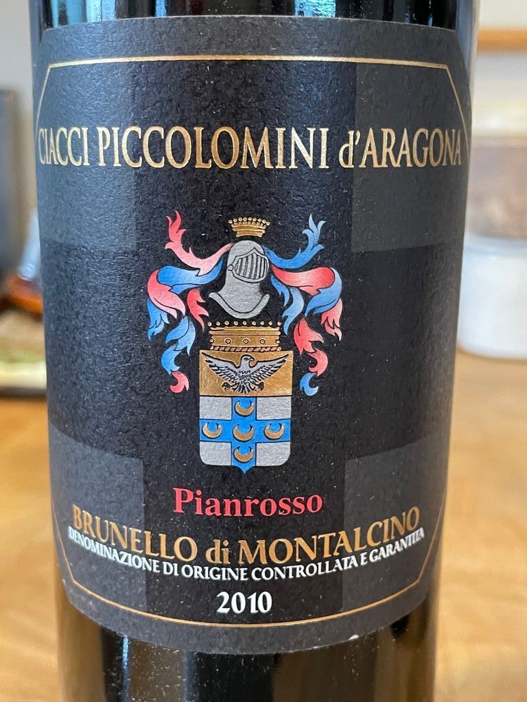 2010 Ciacci Piccolomini d'Aragona Brunello di Montalcino Pianrosso
