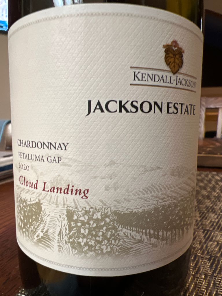 2021 KendallJackson Chardonnay Jackson Estate Cloud Landing Sonoma Coast, USA, California