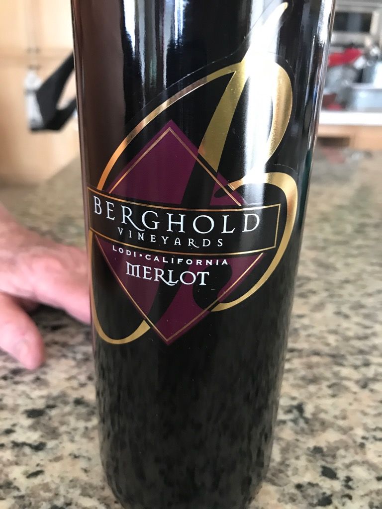 NV Berghold Vineyards Merlot Lodi, USA, California, Central Valley