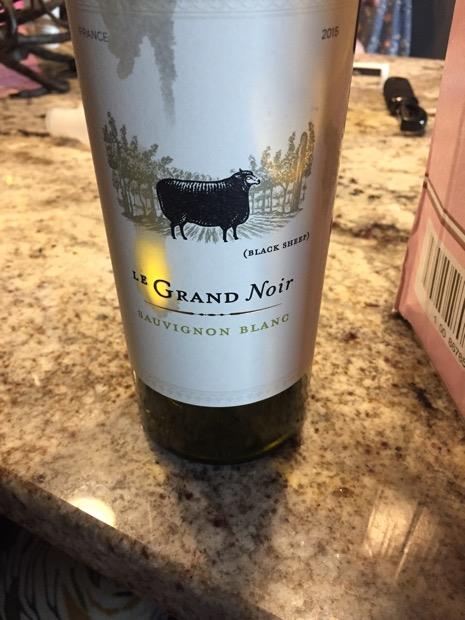 2016 Le Grand Noir Sauvignon Blanc Black Sheep CellarTracker