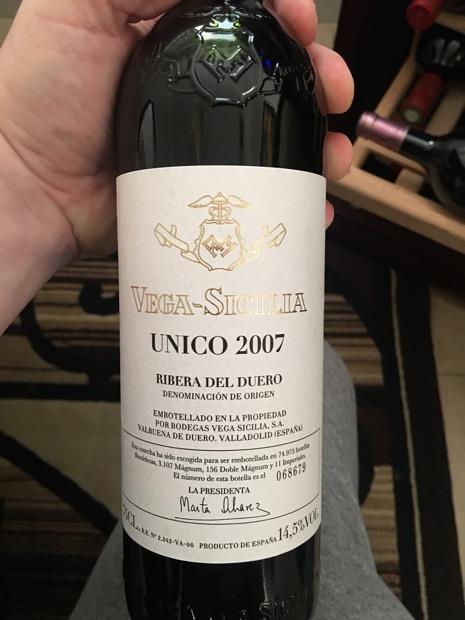 2008 Bodegas Vega-Sicilia Ribera del Duero Único - CellarTracker