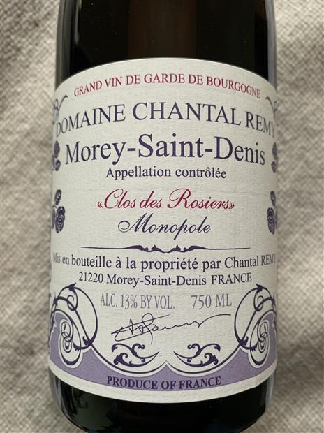 ワイン Domaine Chantal Remy Morey-Saint-Denis 2021 Domaine Chantal Rémy Morey-Saint-Denis Clos de Rosiers