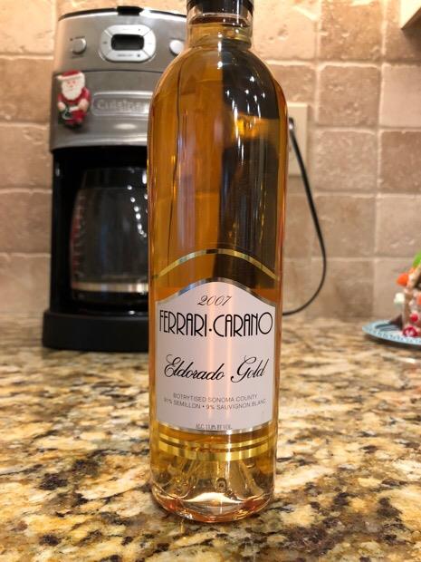 2007 Ferrari Carano Eldorado Gold Usa California Sonoma County Dry Creek Valley Cellartracker