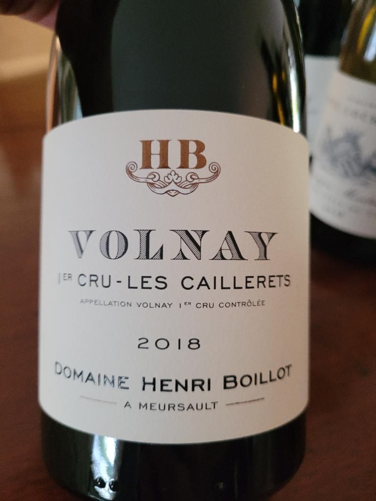 2018 Domaine Henri Boillot Volnay 1er Cru Caillerets - CellarTracker
