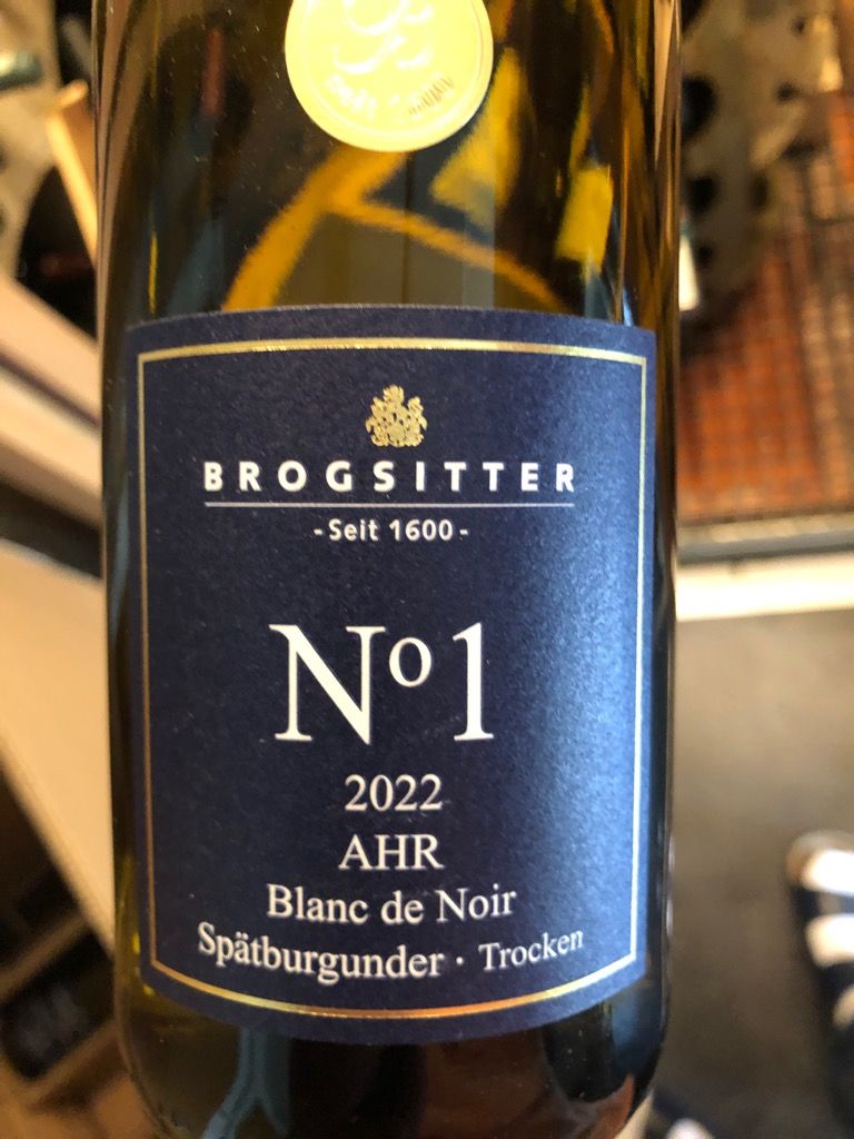 2021 Brogsitter Sp tburgunder No 1 Blanc de Noir CellarTracker