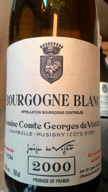 2012 Domaine Comte Georges de Vogüé Bourgogne Blanc