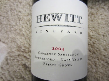 2004 Hewitt Vineyard Cabernet Sauvignon, USA, California, Napa