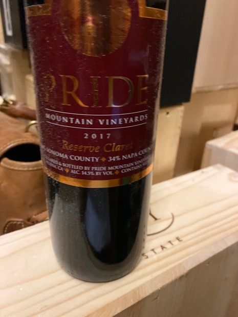2013 Pride Mountain Vineyards Reserve Claret - CellarTracker