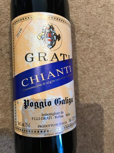 2016 Fratelli Grati Chianti Rùfina Poggio Galiga - CellarTracker