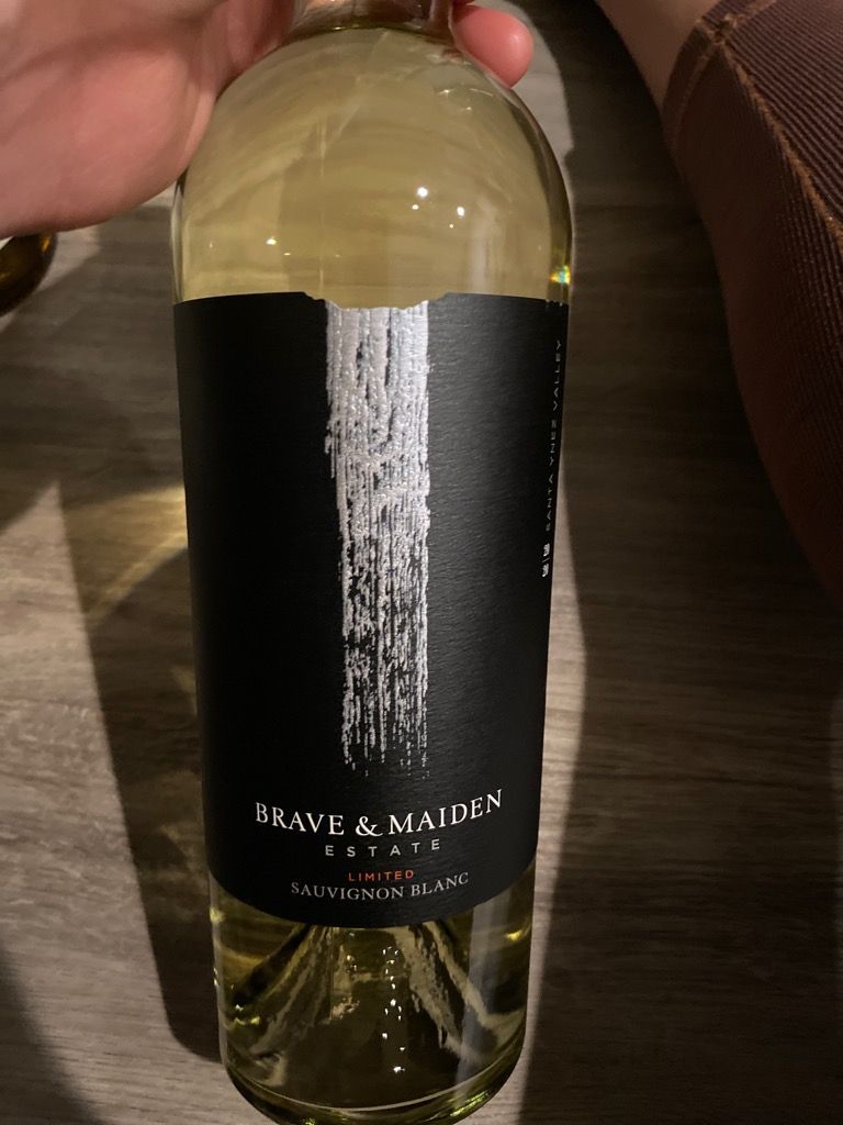 2020 Brave & Maiden Estate Sauvignon Blanc Limited, USA, California ...