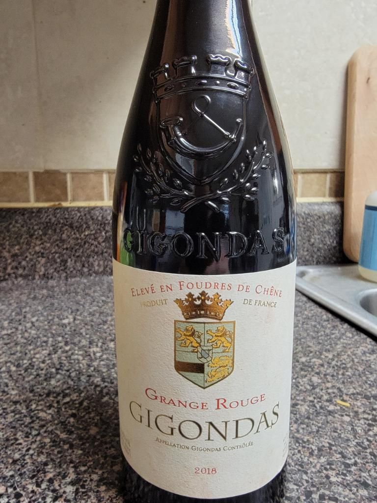2019 Grange Rouge Gigondas, France, Rhône, Southern Rhône, Gigondas