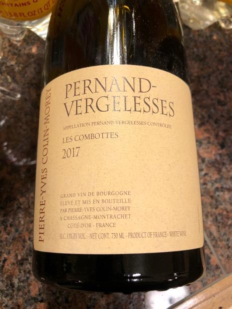 2017 Pierre-Yves Colin-Morey Pernand-Vergelesses Les Combottes, France ...