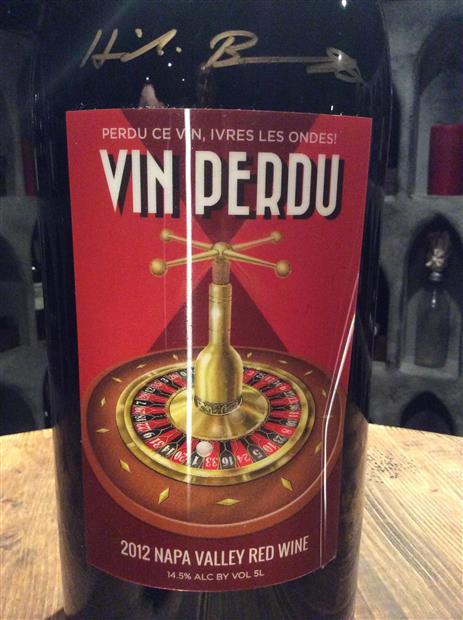 空き瓶　Amuse Bouche 2012 ナパバレー 赤ワイン 750ml Amuse Bouche, Napa Valley 2012 ไวน์สไตล์ Napa Valley ที่ยัง