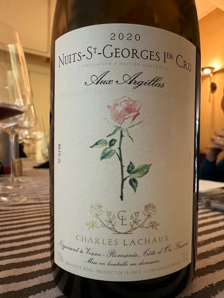 2023 Charles Lachaux Nuits St. Georges 1er Cru Aux Argillas