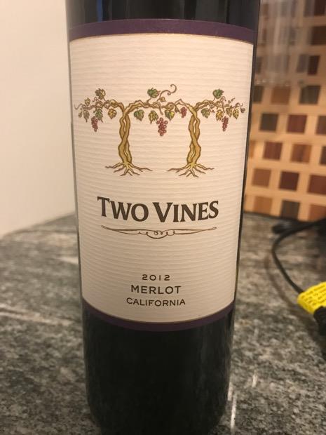 Stimson lane Wine estates columbia crest two vines Merlot 750ml /12 (088586001109)