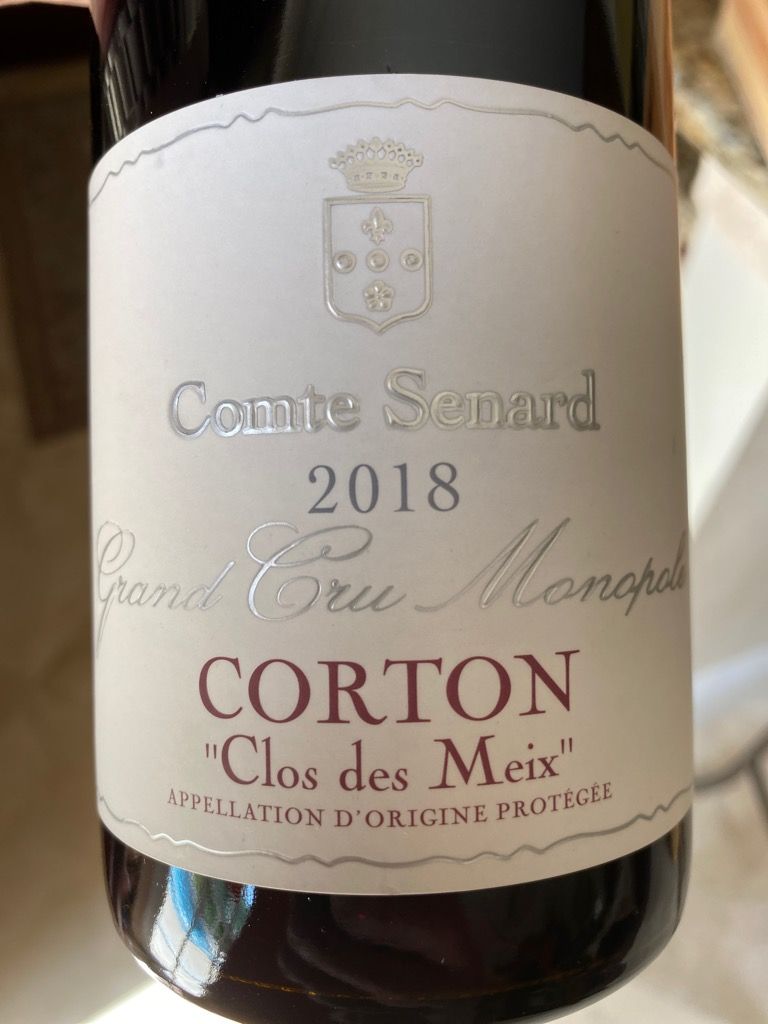 2018 Comte Senard Corton-Clos des Meix - CellarTracker 2018 Comte Senard Corton-Clos des Meix - CellarTracker