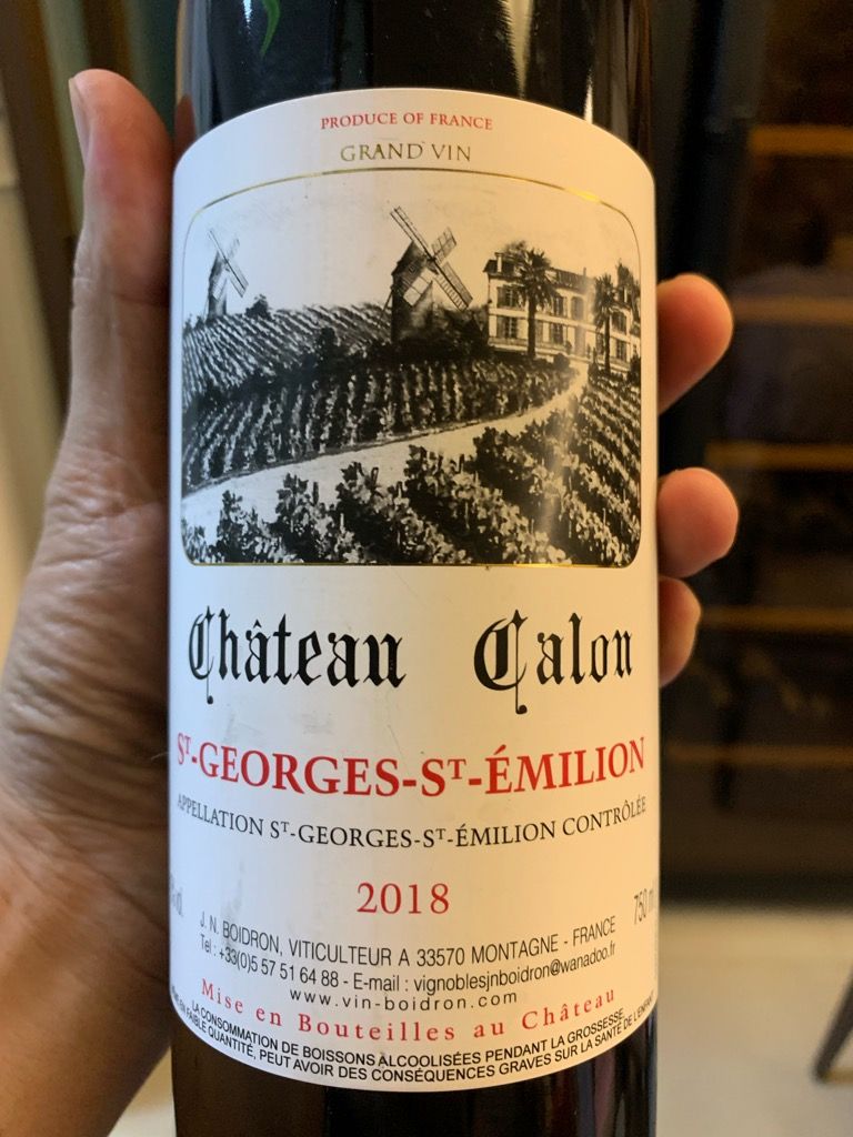 2018 Château Calon, France, Bordeaux, Libournais, St. Georges-St ...