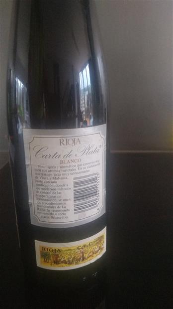 Berberana carta de plata White 750ml (8410396100130)