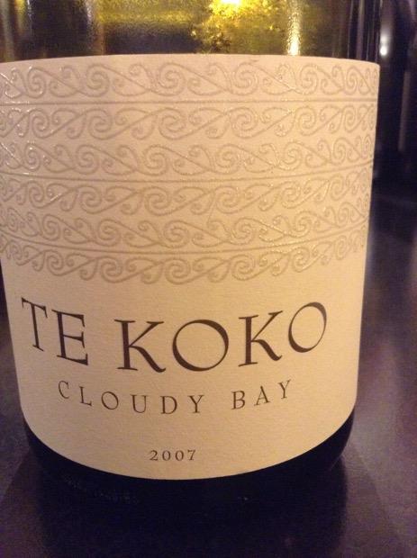 2015 Cloudy Bay Sauvignon Blanc Te Koko - CellarTracker