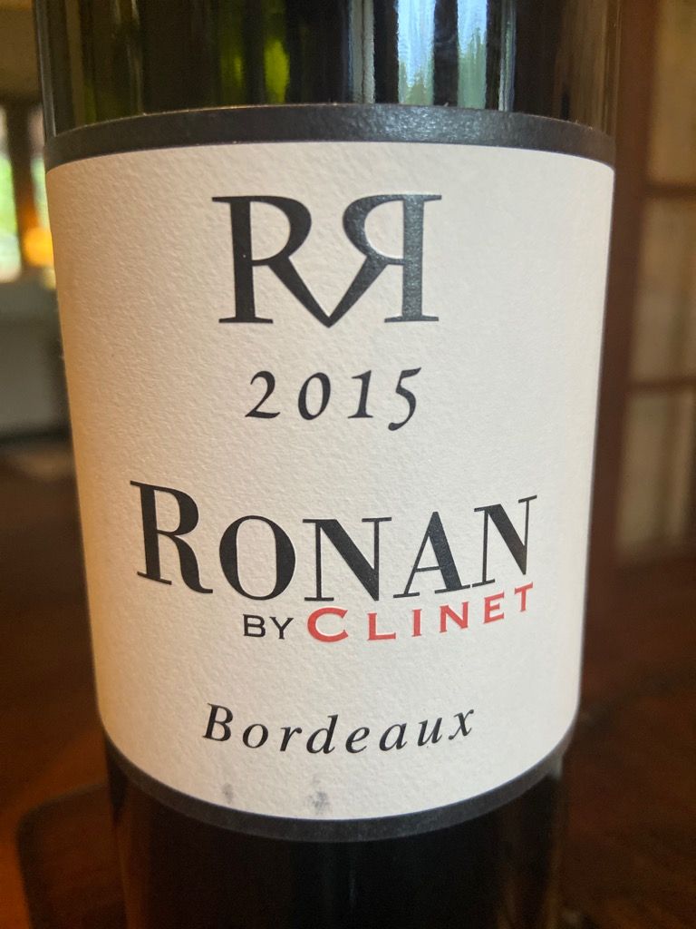 2015 Château Clinet Ronan by Clinet - CellarTracker