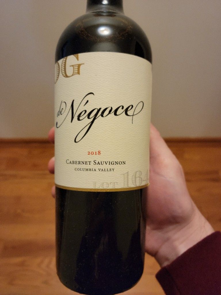 2018 de Négoce Sauvignon OG N.164, USA, Washington, Columbia