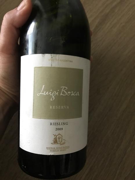 Luigi bosca riesling glass 750ml (7791203000166)
