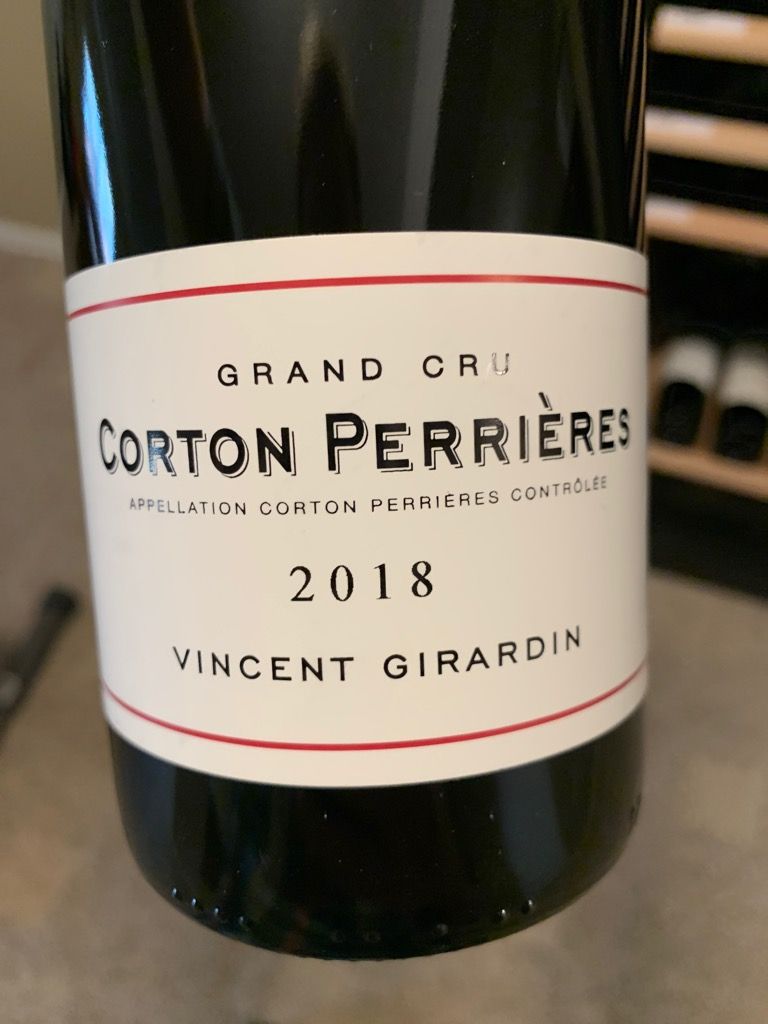 2020 Domaine / Maison Vincent Girardin Corton-Perrières, France ...