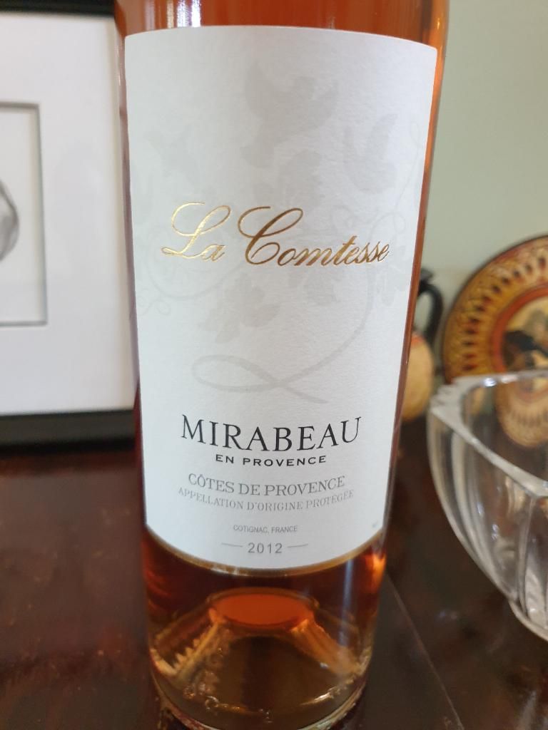 2012 Mirabeau Côtes De Provence La Comtesse Rosé France Provence Côtes De Provence 