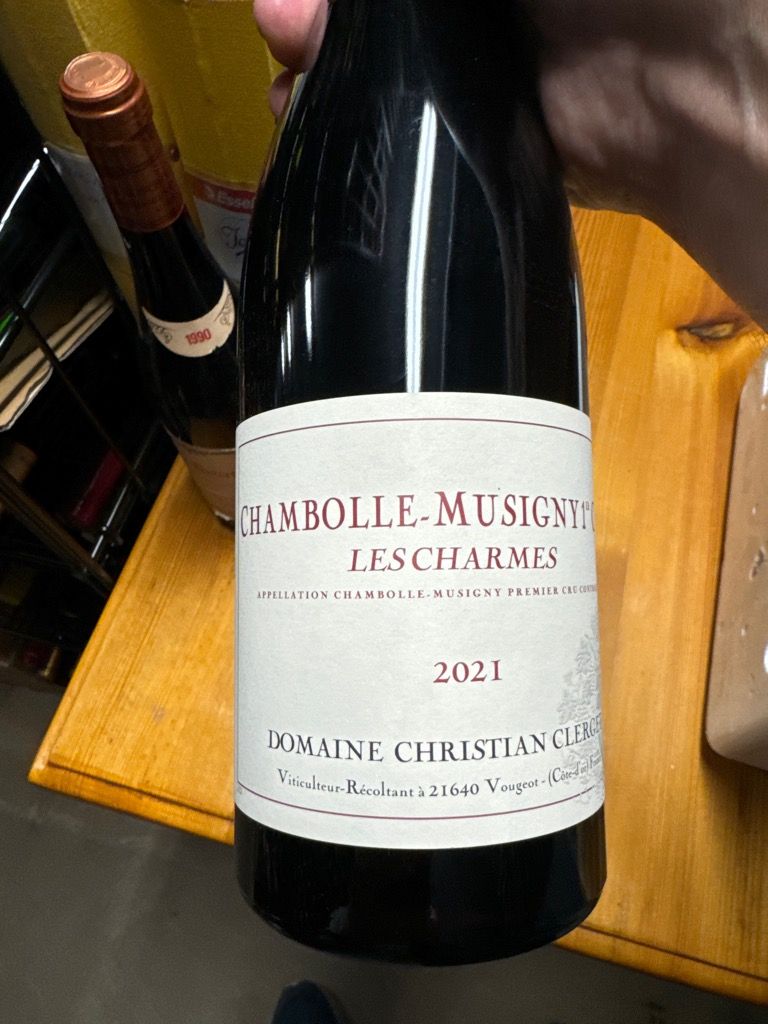 2021 Domaine Christian Clerget Chambolle-Musigny 1er Cru Les