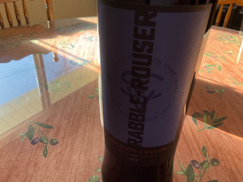 2020 Saucelito Canyon Zinfandel Rabble Rouser, USA, California, Central