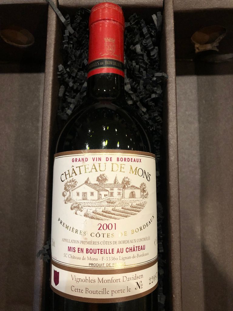 2001 Château de Mons - CellarTracker