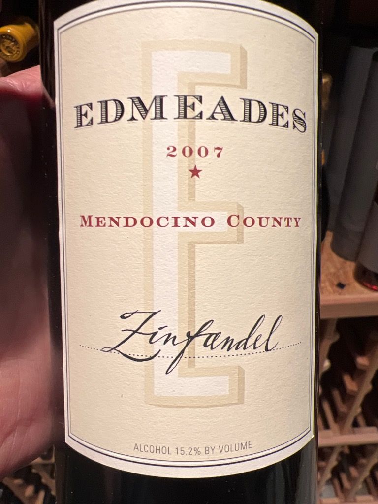 Edmeades Zinfandel Mendocino County 2021 - America - California