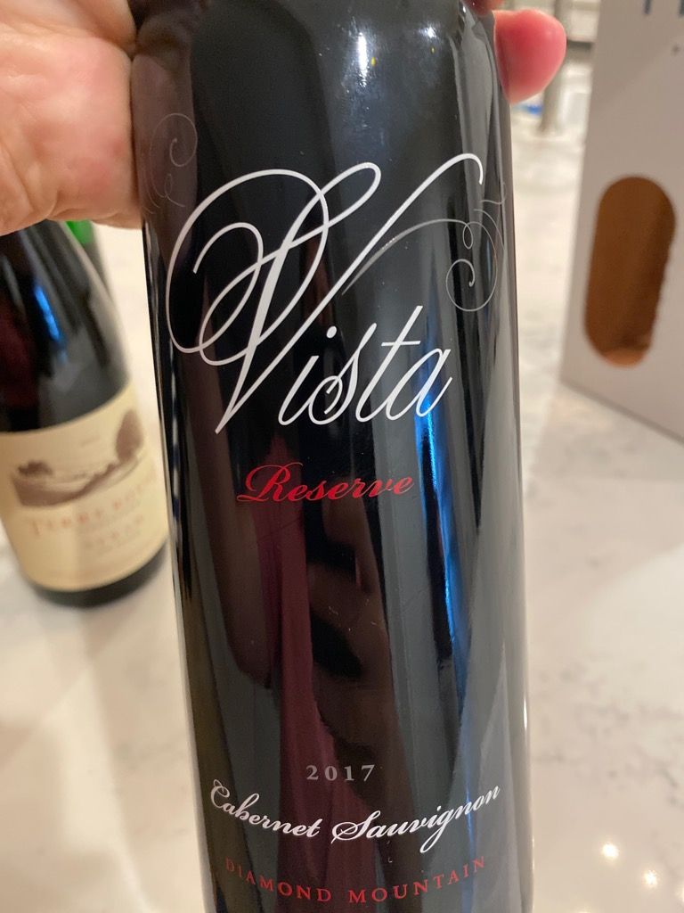 2017 Vista Reserve Wines Sauvignon Reserve Diamond Mountain
