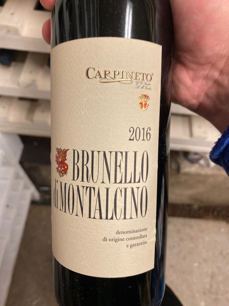 2016 Carpineto Brunello di Montalcino, Italy, Tuscany, Montalcino ...