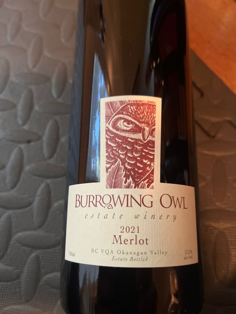 2021 Burrowing Owl Merlot, Canada, British Columbia, Okanagan Valley
