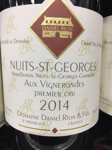 1982 Domaine Daniel Rion et Fils Nuits St. Georges - CellarTracker