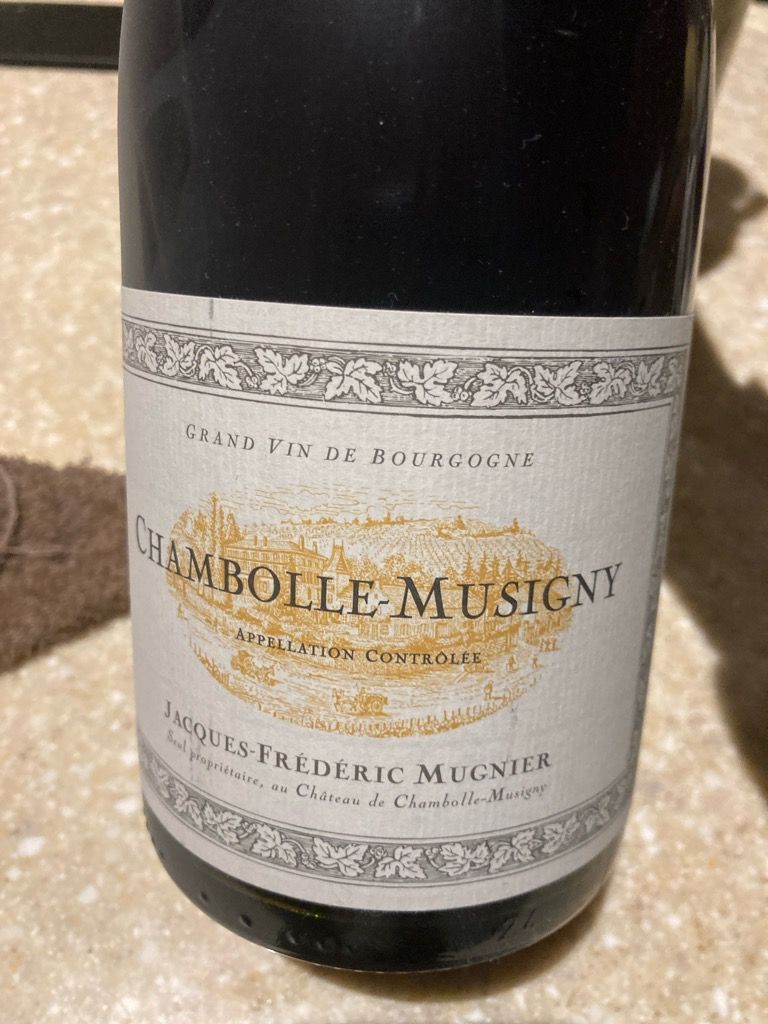 2009 Jacques-Frédéric Mugnier Chambolle-Musigny - CellarTracker