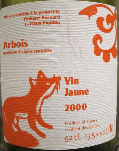 Tony Bornard Vin Jaune 2012 ボールナール 2012 Tony Bornard Côtes du Jura Vin Jaune - CellarTracker