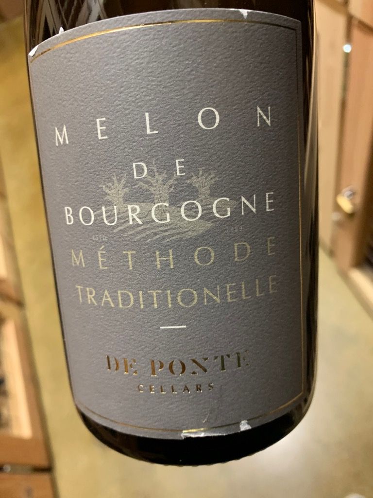 2019 De Ponte Cellars Melon de Bourgogne Sparkling, USA, Oregon