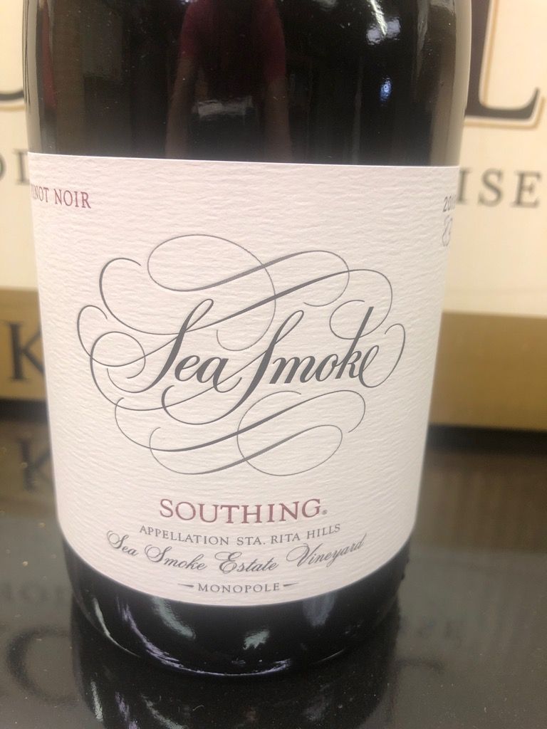 2019 Sea Smoke Pinot Noir Southing, USA, California, Central Coast, Sta ...