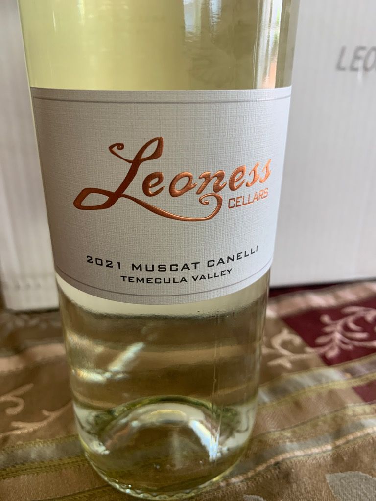 2021 Leoness Cellars Muscat Canelli, USA, California, South Coast