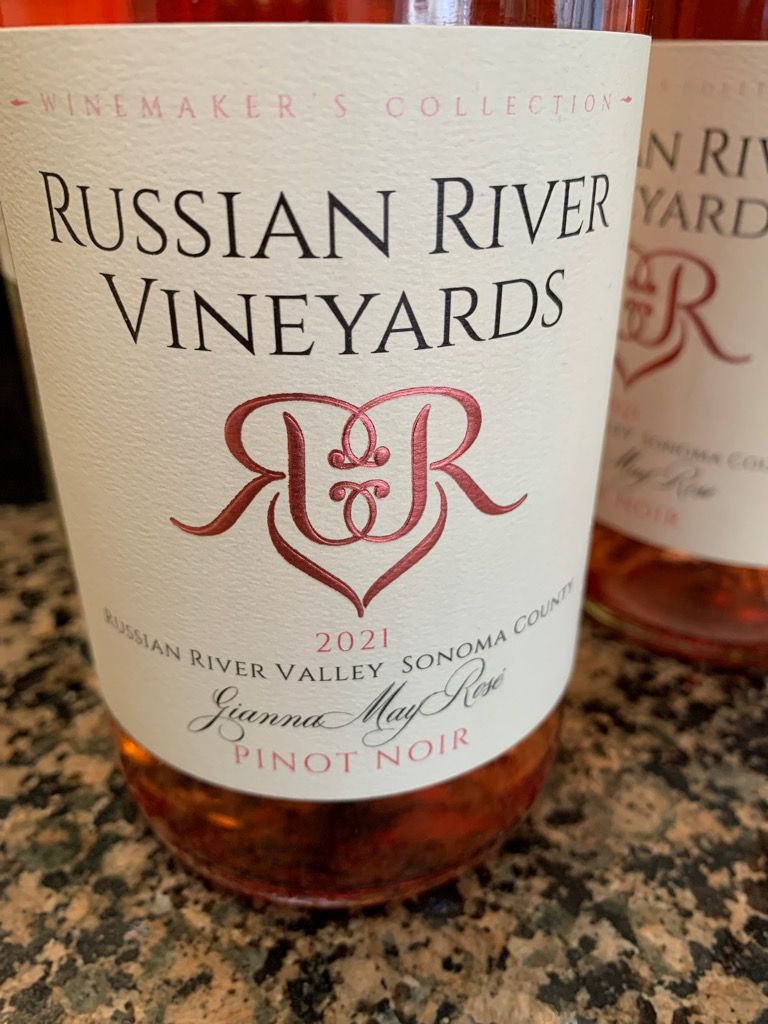 2021 Russian River Vineyards Pinot Noir Gianna May Rosé, USA ...