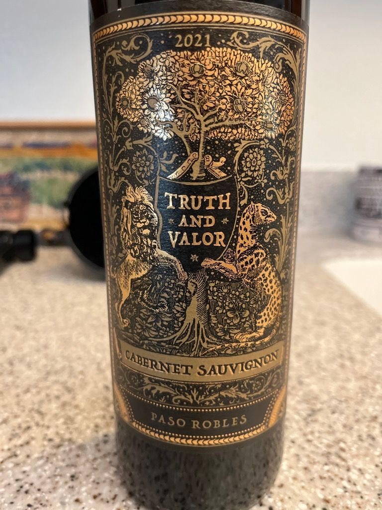 2021 Truth Valor Cabernet Sauvignon Paso Robles USA California 2021-truth-valor-cabernet-sauvignon-paso-robles-usa-california