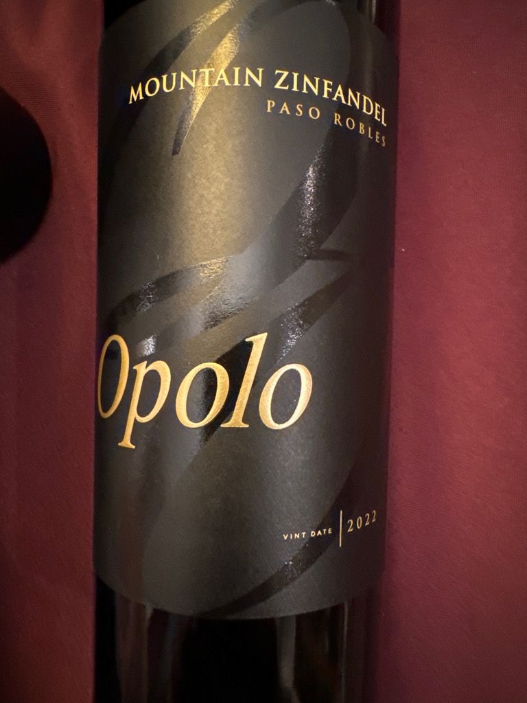 2022 Opolo Zinfandel Mountain Zinfandel USA California Central Coast 2022-opolo-zinfandel-mountain-zinfandel-usa-california-central-coast