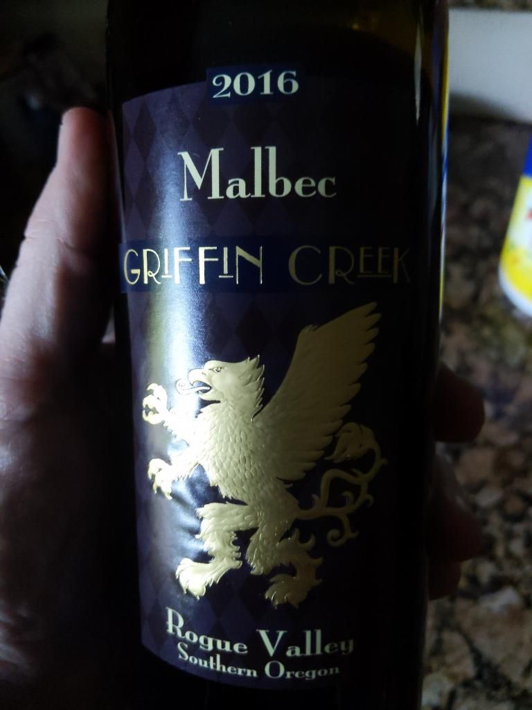 2016 Griffin Creek Malbec, USA, Oregon, Southern Oregon, Rogue Valley CellarTracker