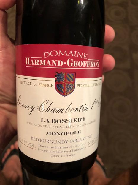 2016 Domaine Harmand-Geoffroy Gevrey-Chambertin 1er Cru La