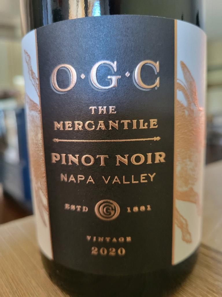 2020 OGC (Oakville Grocery) The Mercantile Pinot Noir, USA, California